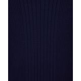 WE Fashion - Jurk - Marine - Pofmouwen - Col