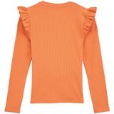 WE Fashion - Geribd T-shirt - Meisjes - Lange Mouwen