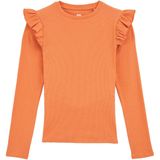 WE Fashion - Geribd T-shirt - Meisjes - Lange Mouwen