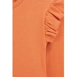 WE Fashion - Geribd T-shirt - Meisjes - Lange Mouwen