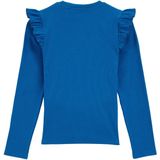 WE Fashion - Longsleeve - Zacht Katoen - Ronde Hals - Speelse Ruches