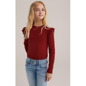 WE Fashion Shirt  wijnrood