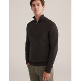 WE Fashion - Regular Fit - Trui met Rits - Katoen