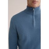 WE Fashion - Schipperstrui - Lichtblauw - Regular Fit - Katoen