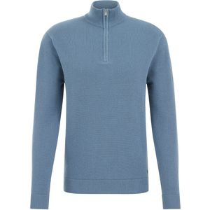 WE Fashion - Schipperstrui - Lichtblauw - Regular Fit - Katoen