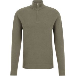 WE Fashion - Regular Fit - Trui met Rits - Katoen