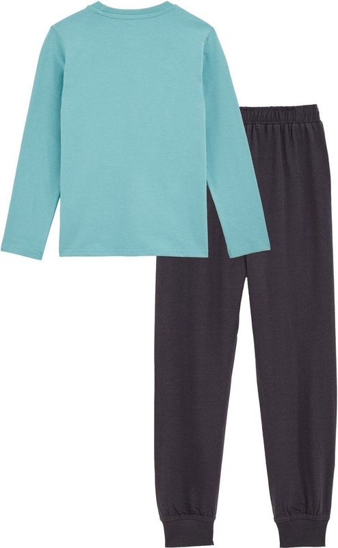 WE Fashion - Pyjamatop - Blauw - Jongens