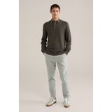 WE Fashion - Regular Fit - Gebreide Polo - Lange Mouwen - Structuur