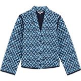 WE Fashion - Livaeco™ Viscose - Gewatteerd Jack - Blauw - Regular Fit