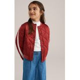 WE Fashion - Tussenjas - Rood - Bomberjack - Gedeeltelijk Gevoerd - Normale Pasvorm