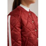 WE Fashion - Tussenjas - Rood - Bomberjack - Gedeeltelijk Gevoerd - Normale Pasvorm
