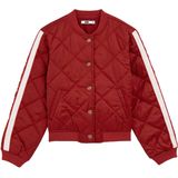 WE Fashion - Tussenjas - Rood - Bomberjack - Gedeeltelijk Gevoerd - Normale Pasvorm