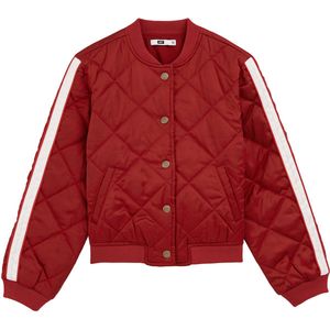 WE Fashion - Tussenjas - Rood - Bomberjack - Gedeeltelijk Gevoerd - Normale Pasvorm