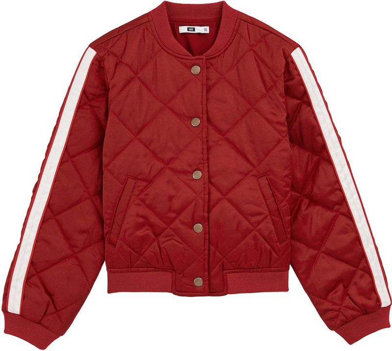 WE Fashion - Tussenjas - Rood - Bomberjack - Gedeeltelijk Gevoerd - Normale Pasvorm