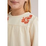 WE Fashion - Meisjes Jas - Metallic Look - Teddy Gevoerde Capuchon - Regular Fit