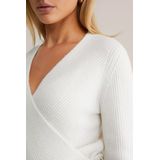 WE Fashion - Dames Omslagvest - Met Structuur