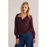 WE Fashion - Dames Omslagvest - Met Structuur