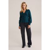 WE Fashion - Dames Omslagvest - Met Structuur