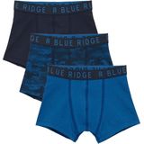 WE Fashion - Blue Ridge - Boxershorts - Donkerblauw - Set van 3
