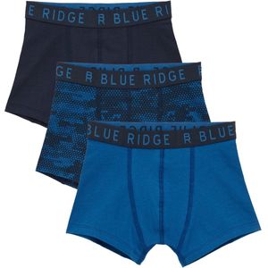 WE Fashion - Blue Ridge - Boxershorts - Donkerblauw - Set van 3