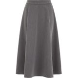 WE Fashion - Midi Rok - Grijs - Uitlopend Model
