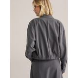 WE Fashion - Cropped Blouse - Grijs
