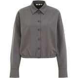 WE Fashion - Cropped Blouse - Grijs