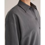 WE Fashion - Cropped Blouse - Grijs