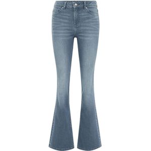 WE Fashion - Blue Ridge - Flared Jeans - Medium Blue Denim