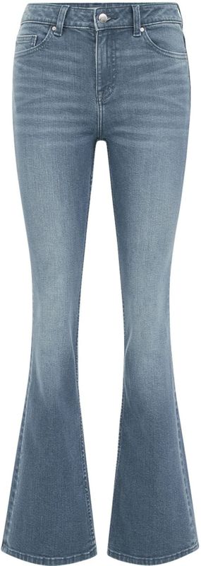 WE Fashion - Blue Ridge - Flared Jeans - Medium Blue Denim