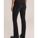 WE Fashion - Blue Ridge - Flared Jeans - Zwart