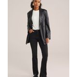 WE Fashion - Blue Ridge - Flared Jeans - Zwart