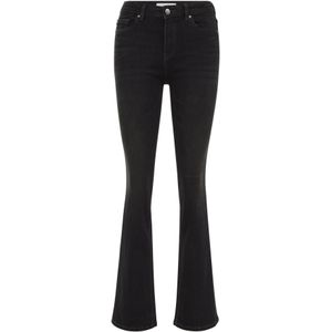 WE Fashion - Blue Ridge - Flared Jeans - Zwart