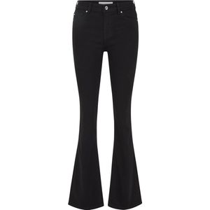 WE Fashion - Blue Ridge - Flared Jeans - Zwart