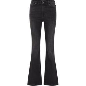 WE Fashion - Blue Ridge - Flared Jeans - Zwart - Denim
