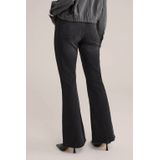 WE Fashion - Blue Ridge - Flared Jeans - Zwart - Denim