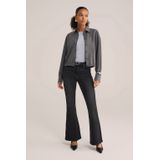 WE Fashion - Blue Ridge - Flared Jeans - Zwart - Denim