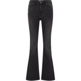 WE Fashion - Blue Ridge - Flared Jeans - Zwart - Denim