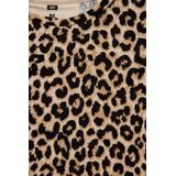 WE Fashion - Jurk - Regular Fit - Katoenmix - Ronde Hals - Elastische Taille