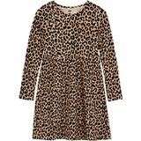 WE Fashion - Jurk - Regular Fit - Katoenmix - Ronde Hals - Elastische Taille