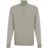 WE Fashion - Gebreide Trui - Lichtgroen - Slim Fit - Lange Mouwen