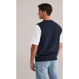 WE Fashion - Spencer - Donkerblauw - Slanke Pasvorm - Mouwloos