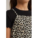 Jerseyjurk - Panterdessin - Verstelbare Spaghettibandjes - Soepel Vallend