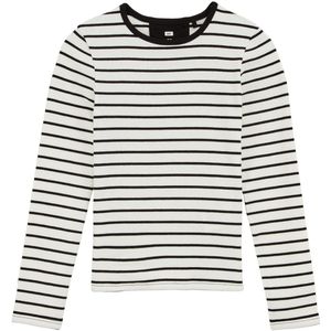 WE Fashion - Geribd T-shirt - Meisjes - Lange Mouwen