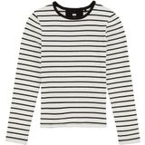 WE Fashion - Geribd T-shirt - Meisjes - Lange Mouwen