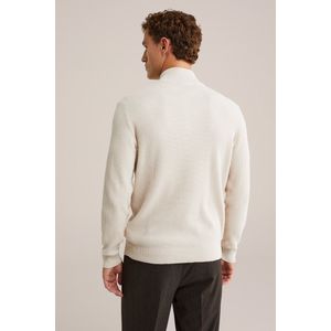 WE Fashion - Schipperstruien - Lichtbeige - Met Halve Rits