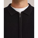 WE Fashion - Cardigan - Zwart - Gebreid - Lange Mouwen