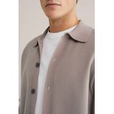 Fundamentals - Heren Regular Fit Vest - Grijs - Polokraag