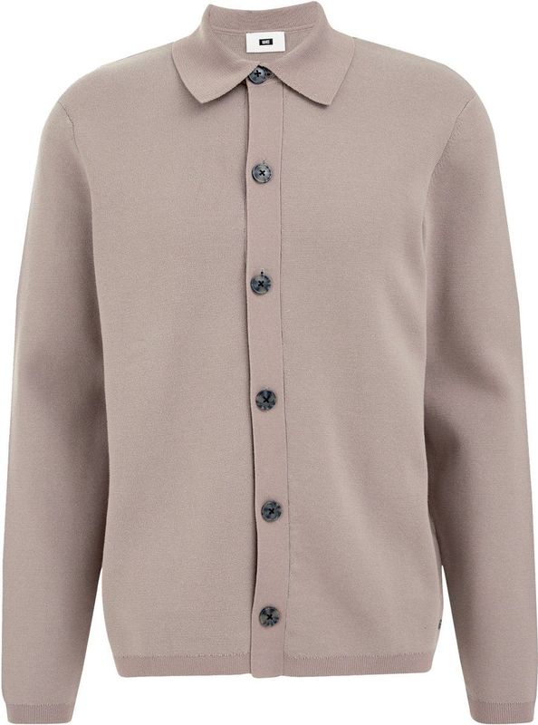 Fundamentals - Heren Regular Fit Vest - Grijs - Polokraag