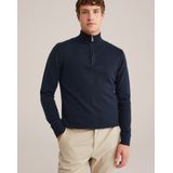 WE Fashion - Trui - Marine - Aansluitende Pasvorm - Lange Mouw